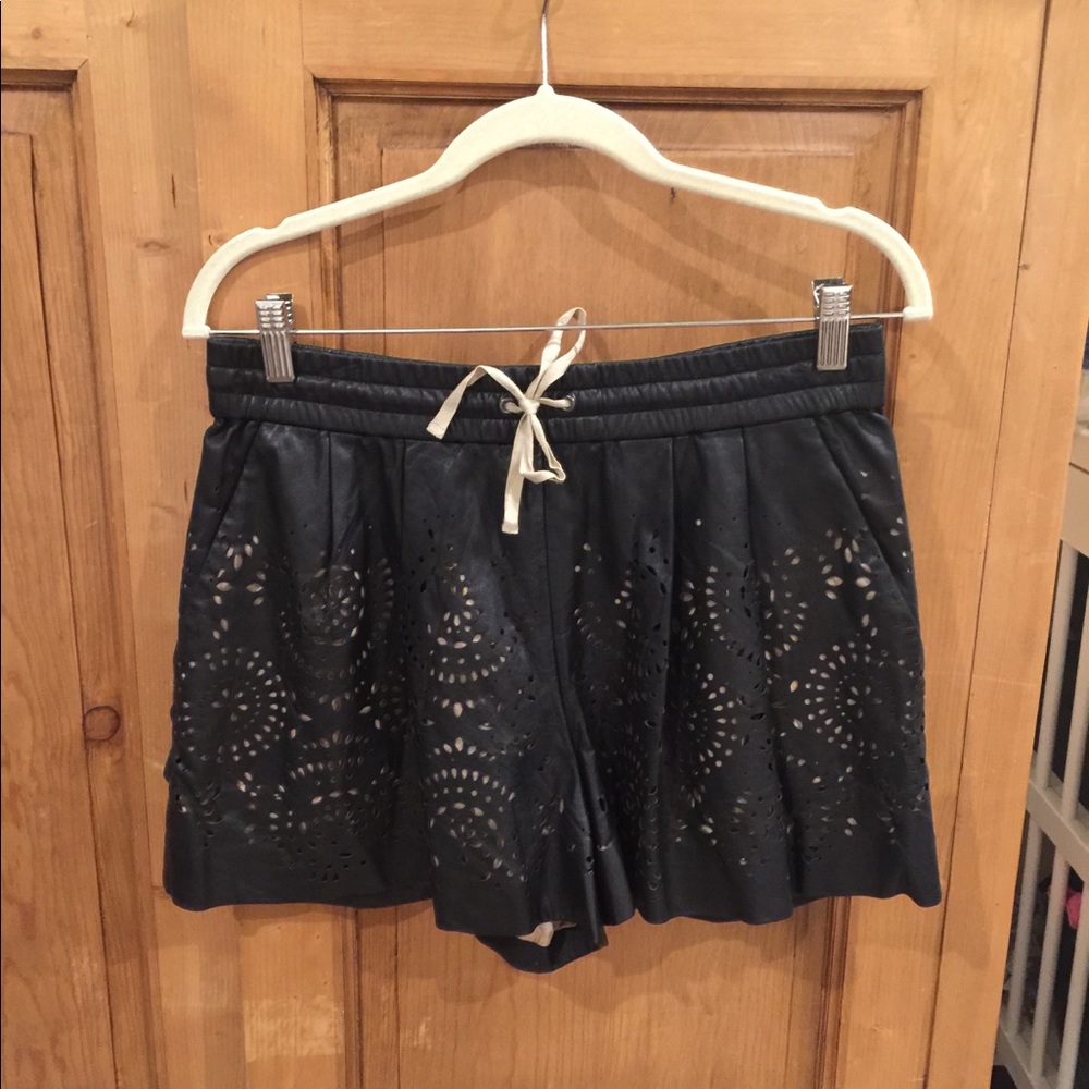 3.1 Phillip Lim leather shorts